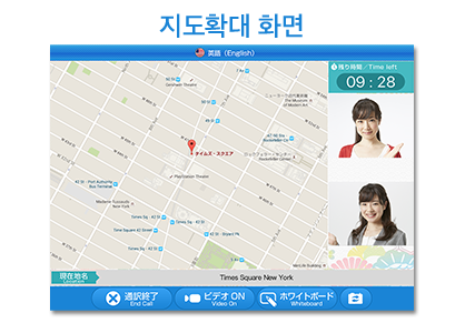 J-TALK Travel:地図拡大画面